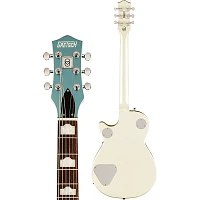 Gretsch Guitars G5230T-140 Electromatic Jet FT Single-Cut With Bigsby 140th Anniversary Electric Guitar Two-Tone Stone Platinum/Pearl Platinum