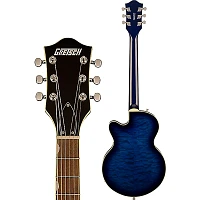 Gretsch Guitars G5655T-QM Electromatic Center Block Jr. Single-Cut Quilted Maple With Bigsby Electric Guitar Hudson Sky