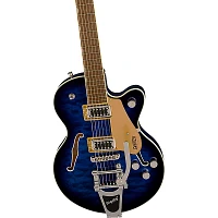 Gretsch Guitars G5655T-QM Electromatic Center Block Jr. Single-Cut Quilted Maple With Bigsby Electric Guitar Hudson Sky