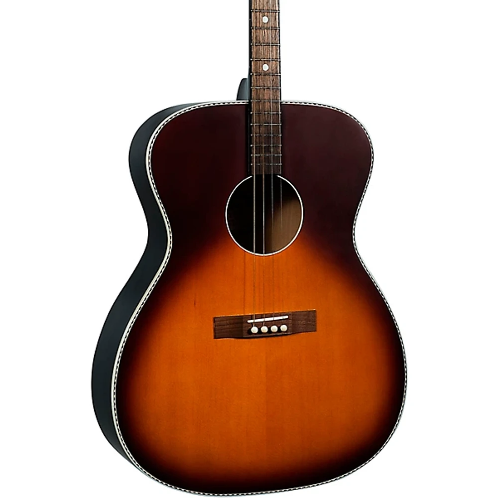 Recording King Dirty 30s Series 7 000 4-String Tenor Acoustic Guitar Tobacco Sunburst