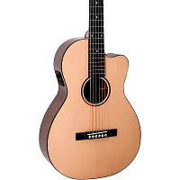 Recording King G6 Series Single-0 Spruce-Mahogany Acoustic-Electric Guitar Natural