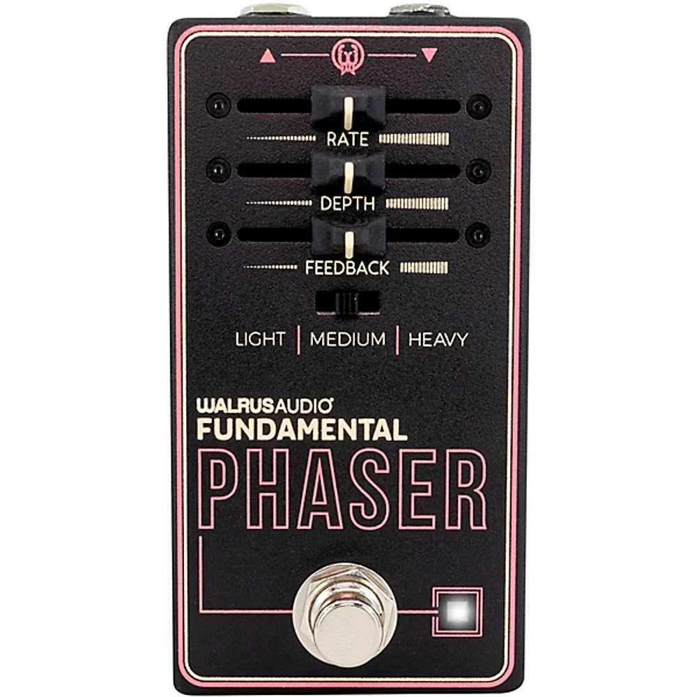 Walrus Audio Fundamental Series Phaser Effects Pedal Black