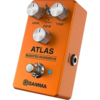 GAMMA ATLAS Boosted Overdrive Effect Pedal with Barefoot Button Guitar Center Footswitch Cap