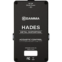 GAMMA HADES Metal Distortion Effects Pedal with Barefoot Button Guitar Center Footswitch Cap