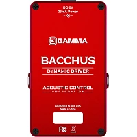 GAMMA BACCHUS Dynamic Driver Effects Pedal with Free Barefoot Button Guitar Center Standard Footswitch Cap