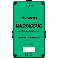 GAMMA Narcissus Warm Delay Effects Pedal With Barefoot Button Guitar Center Footswitch Cap