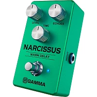 GAMMA Narcissus Warm Delay Effects Pedal With Barefoot Button Guitar Center Footswitch Cap