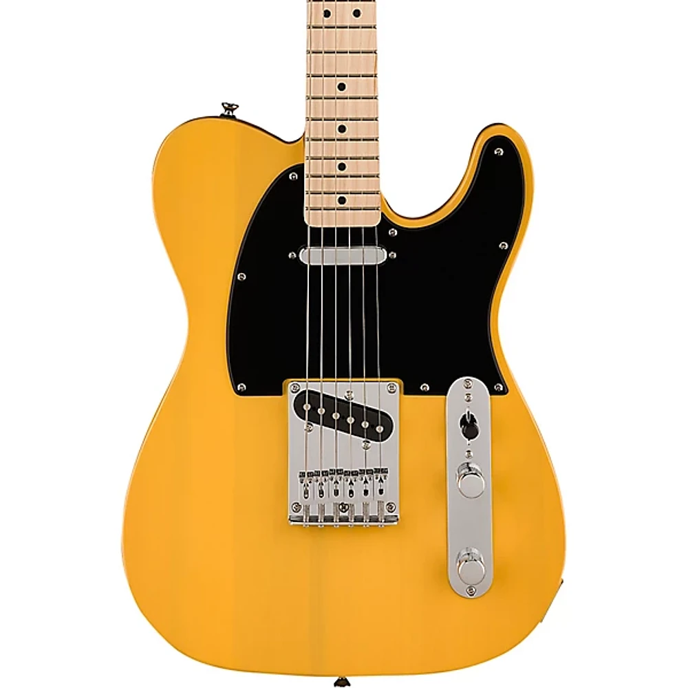 Squier Sonic Telecaster Maple Fingerboard Electric Guitar Butterscotch Blonde