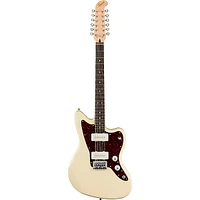 Squier Paranormal Jazzmaster XII Laurel Fingerboard 12-String Electric Guitar Olympic White