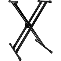 Roland FP-E50 Digital Piano With Double-Brace X-Stand and Sustain Pedal Black