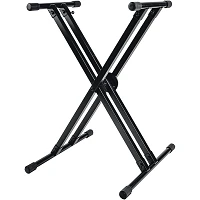 Roland FP-E50 Digital Piano With Double-Brace X-Stand and Sustain Pedal Black