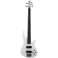 Schecter Guitar Research C-5 Deluxe Electric Bass Satin White