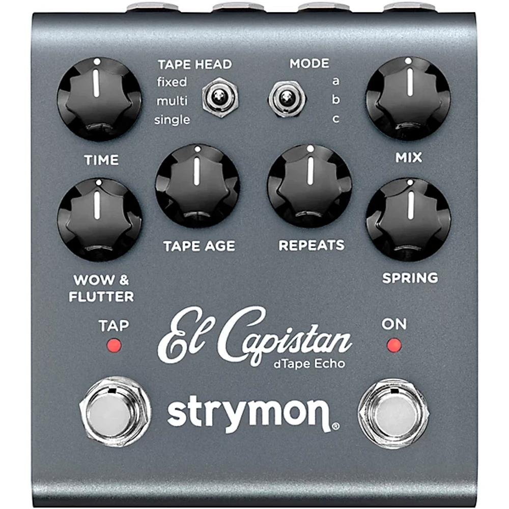 Strymon El Capistan V2 dTape Echo Effects Pedal Grey