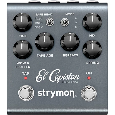 Strymon El Capistan V2 dTape Echo Effects Pedal Grey