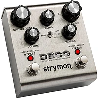 Strymon Deco Tape Saturation & Doubletracker Delay Effects Pedal Silver