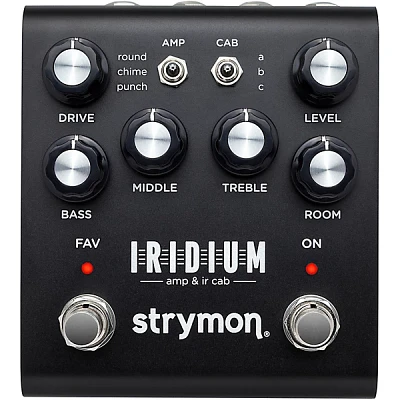 Strymon Iridium Amp and IR Cab Simulator Effects Pedal Black