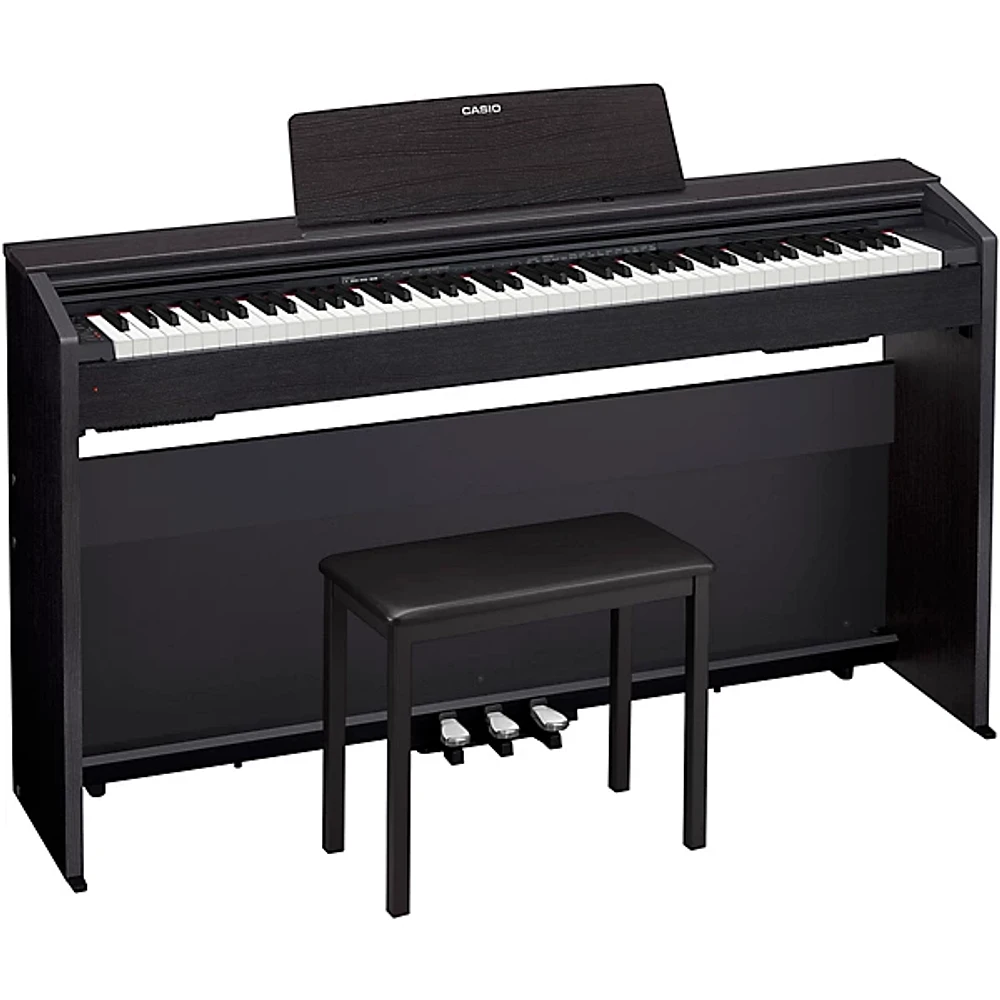 Casio Privia PX-870 Digital Console Piano With CB7 Metal Bench Black