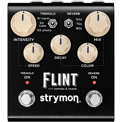 Strymon Flint V2 Tremolo & Reverb Effects Pedal Black