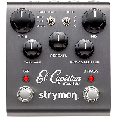 Strymon El Capistan Tape Echo Effects Pedal Black