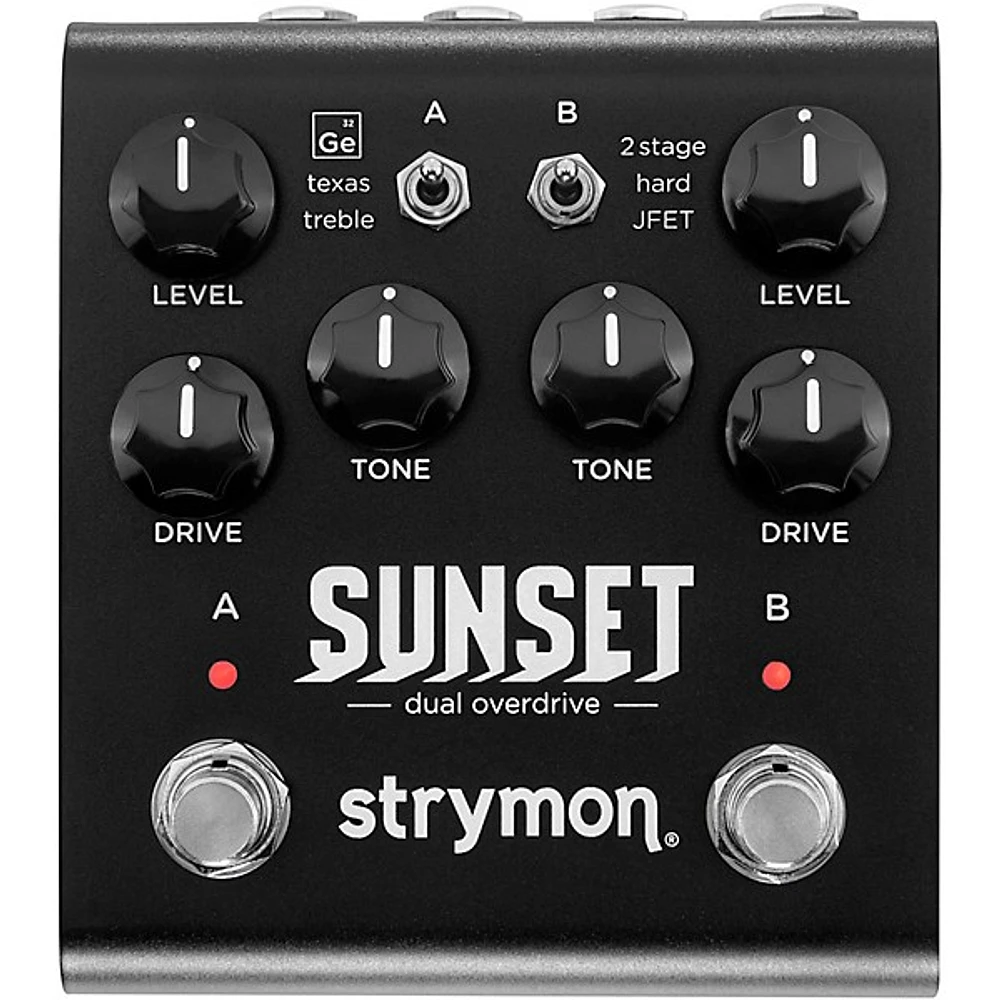 Strymon Sunset Dual Overdrive Effects Pedal Midnight