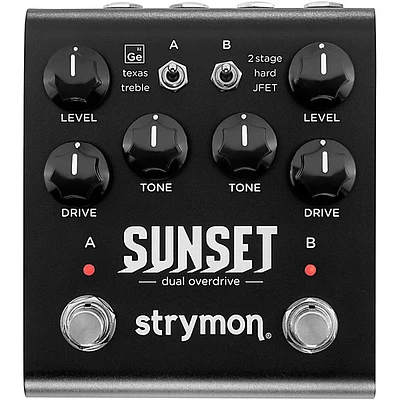Strymon Sunset Dual Overdrive Effects Pedal Midnight