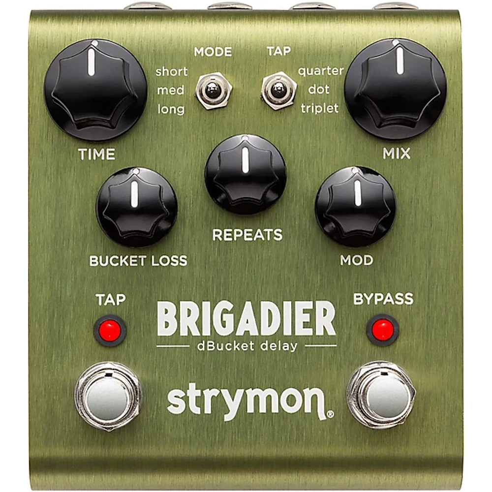 Strymon Brigadier dBucket Delay Bucket Effects Pedal Green