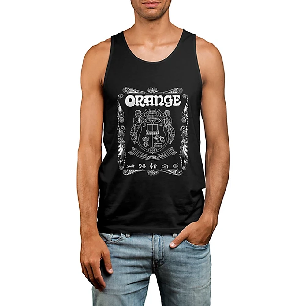 Orange Amplifiers Orange Crest Tank Top X Large Black