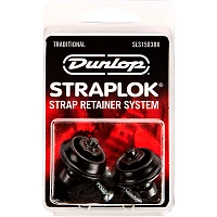 Dunlop Straplok Traditional Strap Retainer System Black