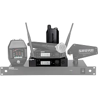 Shure GLX-D14R+ Rackmount Headset System With MX153, 2.4 & 5.8gHz