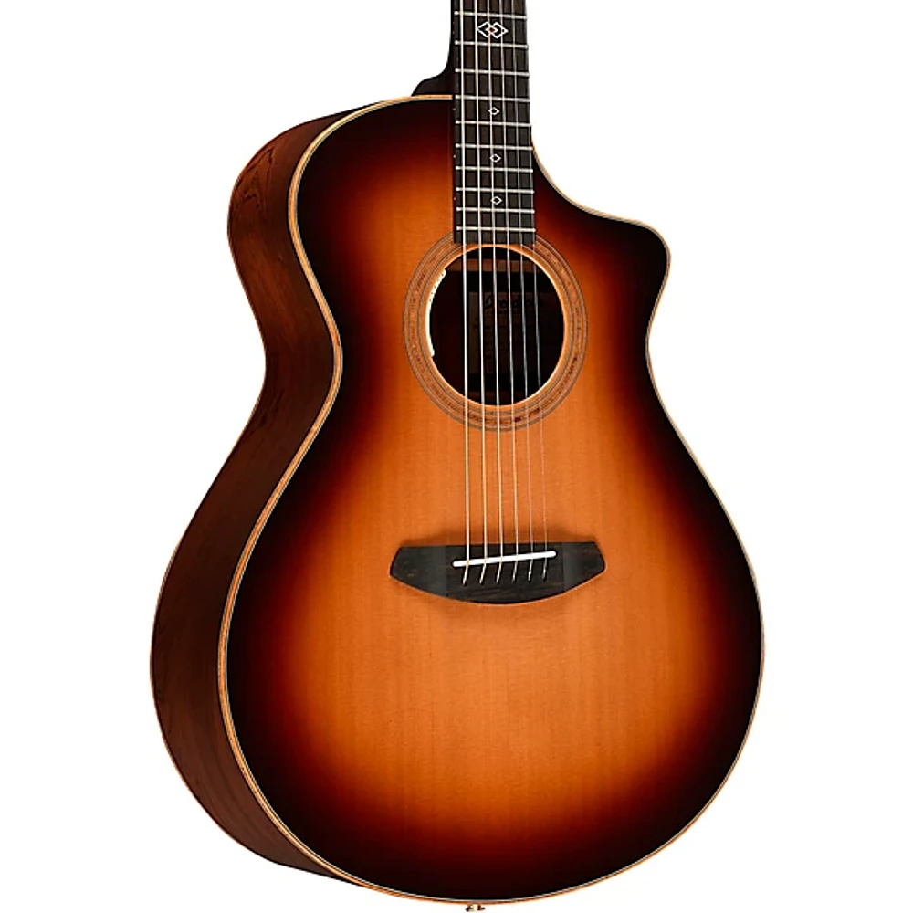 Breedlove Premier CE Brazillian Rosewood Limited Edition Concert Acoustic-Electric Guitar Edge Burst