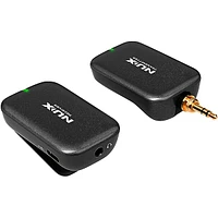 NUX B-7PSM 5.8 GHz Wireless in-Ear Monitoring System, Charging Case Included, Stereo Audio transmitter Black