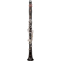 RZ Clarinets Conservatory Grenadilla Bb Clarinet, 17 keys Silver Keys Adjustable Thumb Rest