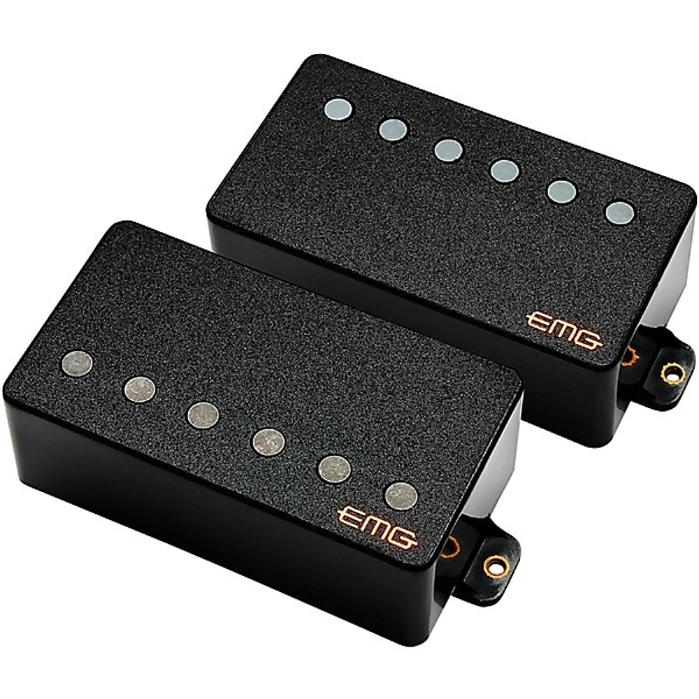 EMG Dual Mode F-57TW/66TW Dual Pickup Set, Floyd Spaced Black