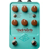 Universal Audio UAFX Del-Verb Ambience Companion Effects Pedal Turquoise