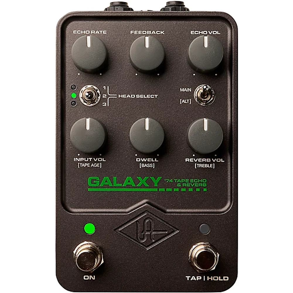 Universal Audio UAFX Galaxy '74 Tape Echo & Reverb Effects Pedal Black