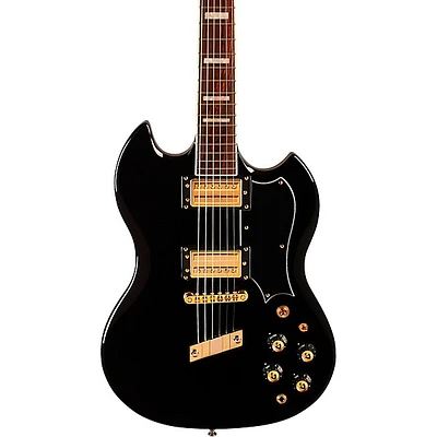 Open Box Guild Polara Kim Thayil Solidbody Electric Guitar Level 2 Black 197881072971