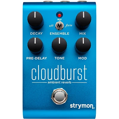 Strymon Cloudburst Ambient Reverb Effects Pedal Blue