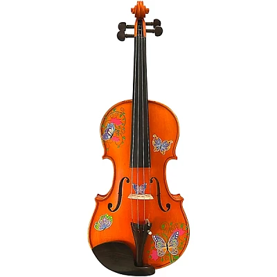 Rozanna's Violins Butterfly Dream Bejeweled Series Violin Outfit 4/4