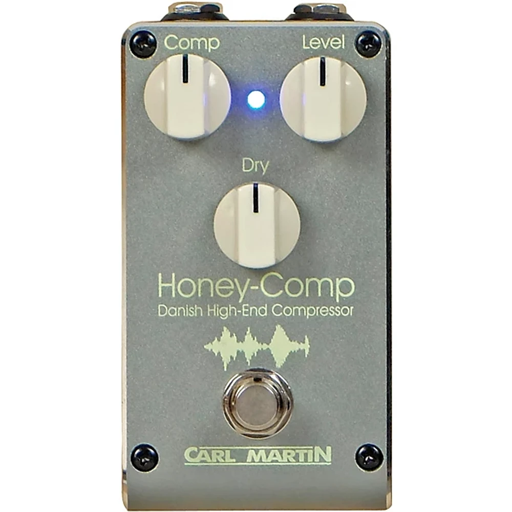 Open Box Carl Martin Honey Comp Compressor Effects Pedal Level 1 Platinum