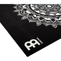 MEINL Mandala Print Drum Rug Black 78 in.