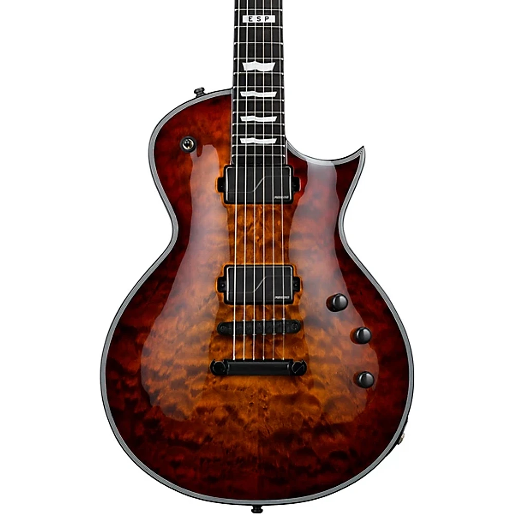 ESP E-II Eclipse Electric Guitar Tiger Eye Sunburst