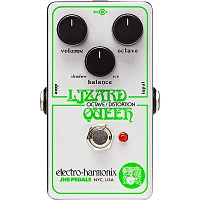 Electro-Harmonix Lizard Queen Octave Fuzz Effects Pedal White