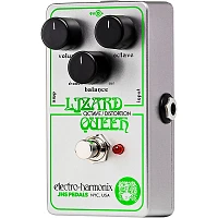 Electro-Harmonix Lizard Queen Octave Fuzz Effects Pedal White