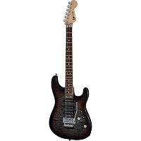 Charvel MJ San Dimas Style 1 HSH FR M QM Electric Guitar Midnight Glow