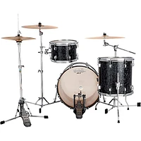 Ludwig NeuSonic 3-Piece Downbeat Shell Pack With 20" Bass Drum Ebony Pearl