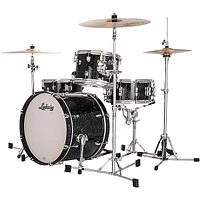 Ludwig NeuSonic 3-Piece Downbeat Shell Pack With 20" Bass Drum Ebony Pearl