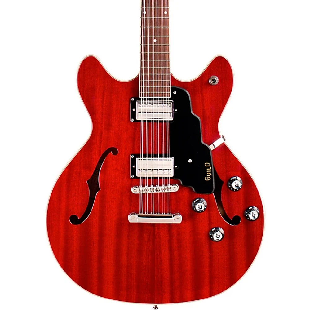 Guild Starfire I-12 12-String Semi-Hollow Electric Guitar Cherry Red