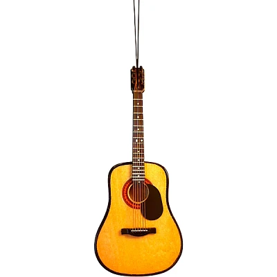 Clearance BROADWAY GIFTS Classic Guitar Ornament 5" - Brass