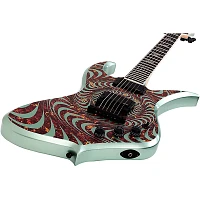 Wylde Audio Thoraxe Electric Guitar Tortoise Psychic Bullseye Gangrene