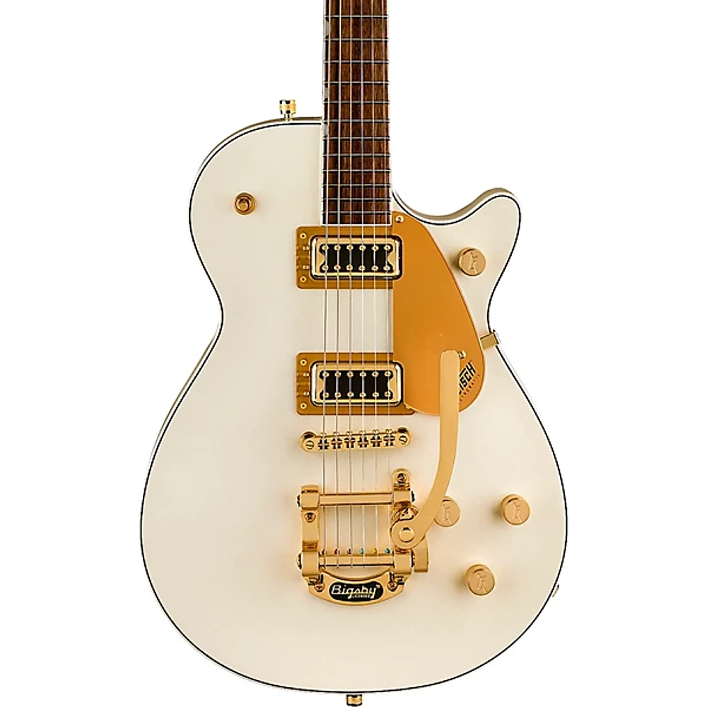 Gretsch Guitars G5237TG Electromatic Jet FT Bigsby Limited-Edition Electric Guitar Champagne White